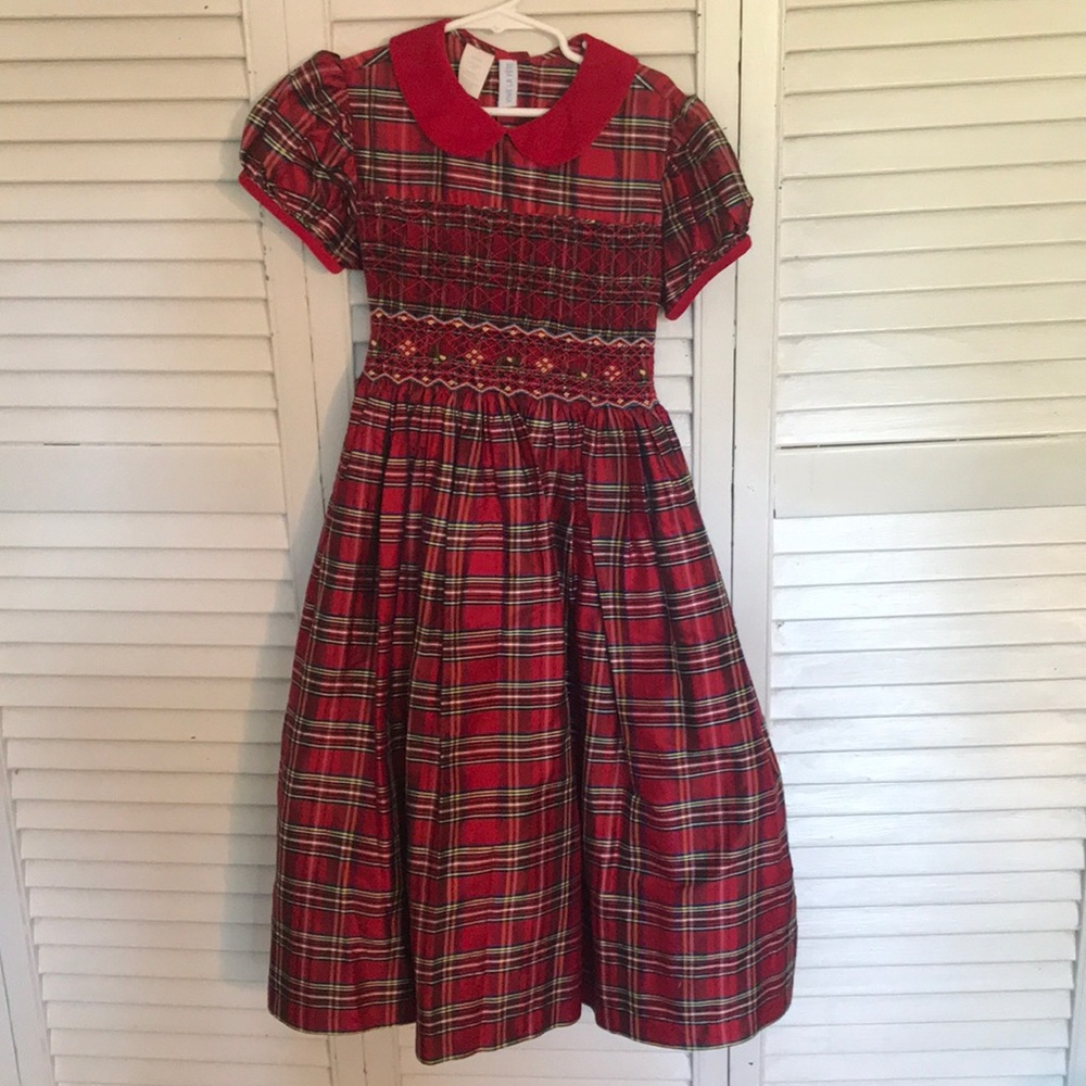 Children’s Vive La Fete Size 7 Silk Dress